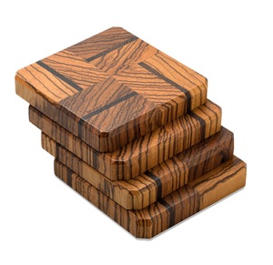 Sous-verres de luxe en noyer bonne qualité tapis et tampons en bois d'acacia pour dessus de table de cuisine à la maison - Product Image 4