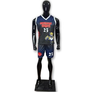 Suministro directo de fábrica Totalmente sublimado Respetuoso con el medio ambiente Antibacteriano Secado rápido Unisex Adulto Baloncesto Uniforme Conjunto Transpirable - Product Image 6
