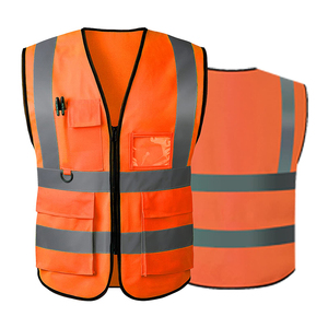 Chaleco de Seguridad Reflectante de Alta Calidad con Servicio OEM, Chaleco de Seguridad de Alta Visibilidad para Exteriores al por Mayor - Product Image 1