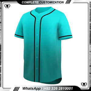 เสื้อเบสบอลขายดีพร้อมโลโก้หมายเลขชื่อและสีที่กำหนดเอง - Product Image 4