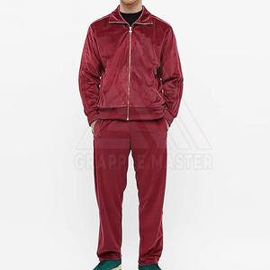 Ensemble de survêtement en velours respirant pour hommes, taille plus, 100% coton, fabriqué au Pakistan, design personnalisé, haute qualité, faible MOQ - Product Image 4