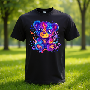 T-shirt Orsetto Arcobaleno Compresso per Bambini, Colorato e Vivace, Taglie Forti, Categoria Promozionale - Product Image 2