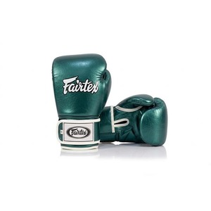 นวมฝึกซ้อมมวย MMA Fairtex หนังแท้แบบเต็มนิ้ว ติดแถบตีนตุ๊กแก พิมพ์โลโก้สีตามสั่ง สำหรับผู้ใหญ่ - Product Image 5