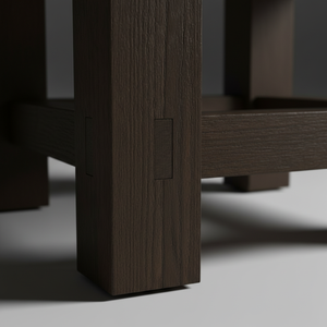 CARPENTER COFFEE <b>TABLE</b> DARK BROWN COLOR - Product Image 4