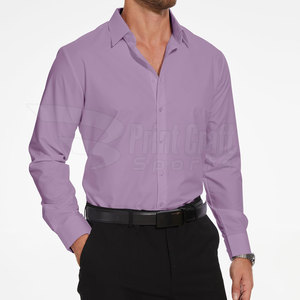 Chemises habillées en coton de qualité supérieure pour hommes, dernier design, séchage rapide et respirantes, confortables, personnalisables pour la saison printanière - Product Image 3