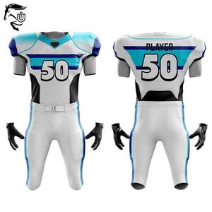 "Ensembles d'uniformes de football américain personnalisés de haute qualité 2025 | OEM/ODM de vêtements de sport en polyester sublimé unisexe avec logo personnalisé" - Product Image 1