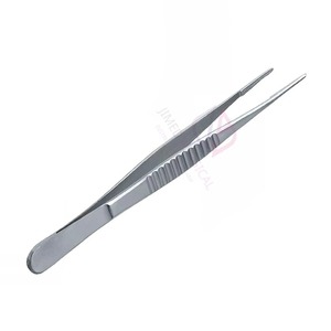 Pinces à tissus chirurgicales TC DeBakey en acier inoxydable de 15 cm |   Pince vasculaire atraumatique et forceps à pouce 1,5 mm à pointe fine certifiée CE - Product Image 3