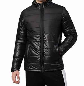 Offres Spéciales vente en gros utilitaire couleur noire veste imperméable pour hommes coupe-vent chaud hommes doudounes veste bouffante - Product Image 6