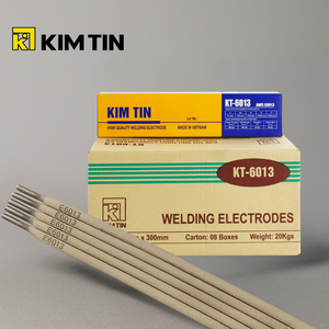 Electrodo de Soldadura KIM TIN AWS E6013, Mejor Vendedor, Aprobado por CE, Tamaños 2.5, 3.2, 4.0 mm, Longitud 300-450 mm, para Estructuras de Acero con Bajo Contenido de Carbono - Product Image 3