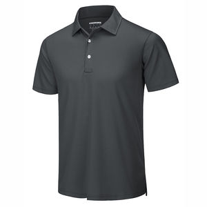 Camiseta de Polo de calidad superior para hombre, transpirable, ligera, de secado rápido, logotipo personalizado, servicio OEM, 100% algodón de talla grande - Product Image 4