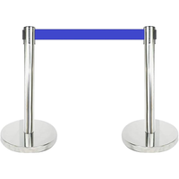 Ligne de file d'attente personnalisée ceinture de contrôle des foules barrière poteau poteau support système diviseurs Stanchion
