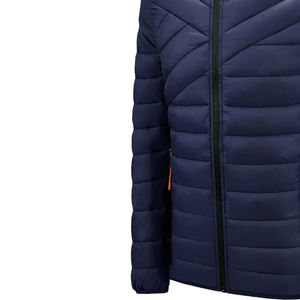 Abrigo de invierno con cremallera y cuello levantado para hombre, chaquetas acolchadas, gran oferta, chaqueta acolchada gruesa e impermeable con capucha - Product Image 5