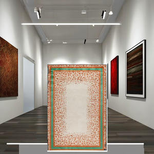 Ensemble de tapis en laine moderne et contemporain noué à la main Noeuds élégants et motifs abstraits Design de tapis élégant et contemporain - Product Image 1