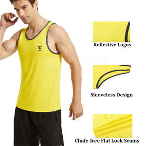 Camisetas sin mangas personalizadas para hombre transpirables con diseño personalizado - Product Image 4