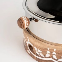 Vente en gros de casserole isolée au design arabe pour la décoration de la table de restaurant de luxe