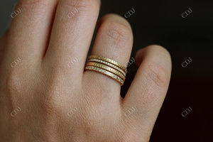 Anillo de Compromiso con Diamante Cultivado en Laboratorio, Anillo de Boda Eternity Único, Joyería Elegante al por Mayor para Mujer, Fabricante en India - Product Image 6
