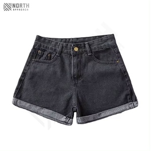 Shorts de Mezclilla de Color Sólido, Shorts Ajustados para Mujer, Elegantes y con Diseños Nuevos, Muchos Más Colores y Tallas Grandes para Hombre, Verano - Product Image 4