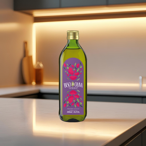 ขวดแก้วขนาด500มล. น้ำมันมะกอกบริสุทธิ์ 'beso de oliva' สำหรับปรุงอาหารและตกแต่งจาก bertoli - Product Image 3