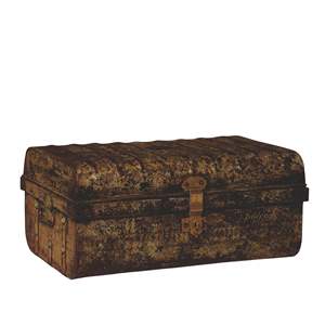 Iron Decorative Storage Box Elegant Trunk Design for Home Organization - Product Image 4