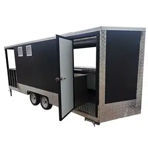 Standard Food Truck Mobile Fast Food Cart Trailer Australia Customised Kitchen Customized Steel Stainless Power Outdoor Parts