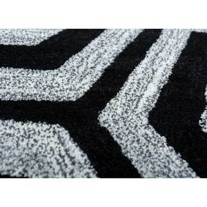 Tapis en laine et viscose tufté à la main TNQ-378, motif géométrique gris et noir, grand rectangle 10 mm pour chambre à coucher et couloir d'adolescent - Product Image 3