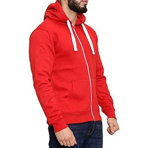 Nouveau sweat à capuche zippé pour hommes 2026, vente en gros, logo personnalisé, blocs de couleur, broderie lourde personnalisée - Product Image 1