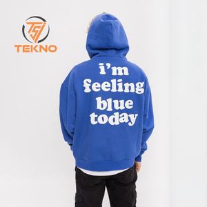 OEM Bon marché unisexe Puff Printing Hoodies Super Quality Custom made top tendance Puff Printing sweats à capuche pour hommes avec poids léger - Product Image 6