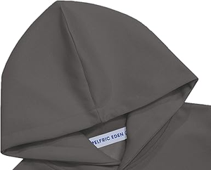 Sweat à capuche pour homme en polaire Spandex/Polyester de haute qualité, doublure dessin animé, streetwear printemps, impression en relief sur denim épais - Product Image 5