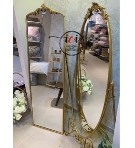 Espejo de pared en forma de D decorativo de Metal con diseño único Espejo de pared moderno Espejo texturizado Venta a granel para eventos Decoración del hogar - Product Image 3