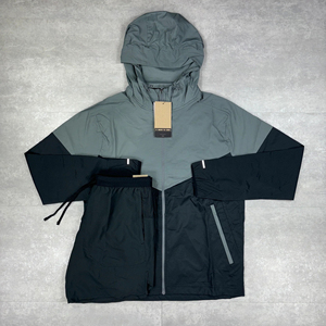 Top Quality Custom Logo Jogging Suit <b>Wind</b> <b>Breaker</b> Tracksuit Set Half Zip up Men Plus Size Nylon Windbreaker Tracksuit for Men's - Product Image 5