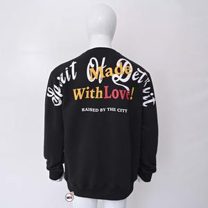 Jersey de calle con cremallera completa de algodón 100% Unisex, parche bordado desgastado, Sudadera con capucha de invierno, ropa para hombres - Product Image 4