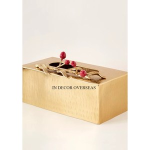 Porte-serviettes en métal et boîte à mouchoirs accessoires de pièce maîtresse de table à prix compétitif - Product Image 4