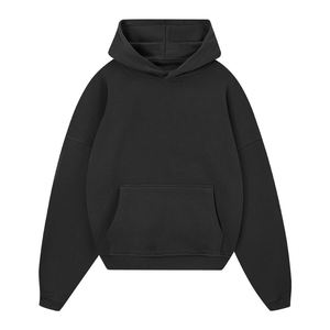 Sudaderas con capucha de peso pesado Sudaderas con capucha de alta calidad Boxy Pullover Hoodiesv Unisex Custom Puff Printing logo Drop Shoulder Hoodies - Product Image 2