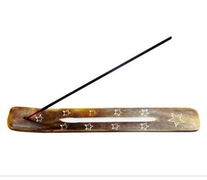 Varillas de incienso de bambú natural hechas a mano de primera calidad, soporte plano y recogedor de cenizas, calidad India artesanal, precio de fábrica, modelo No- 51 - Product Image 3