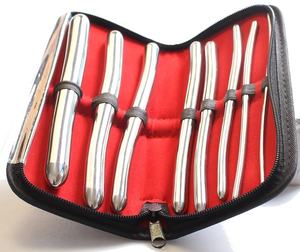 Ensemble de 8 dilatateurs Hegar en acier inoxydable (3mm à 18mm) pour la massothérapie et les soins personnels, instrument médical. - Product Image 6