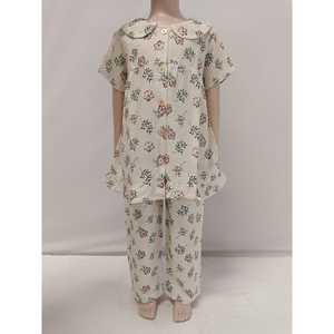 Pyjamas quotidiens d'été décontractés pour enfants vêtements de nuit à manches courtes pour filles avec un matériau léger et confortable - Product Image 1