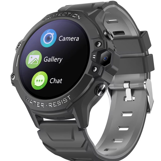 2025 QC K14 Kids 4G GPS Smartwatch 700mAh Super Battery IP68 Video Call Answer Call SOS Voice Chat Tracker WiFi LBS Sleep