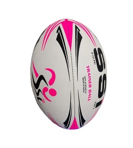 Balle d'entraînement de rugby Premium Grip Caoutchouc durable et durable Haute rétention d'air Tous les niveaux de compétence Résistant aux intempéries - Product Image 2