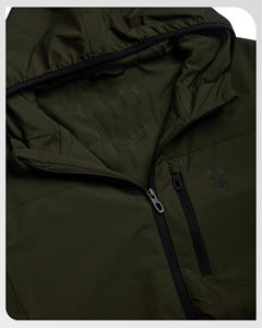 Men's Lightweight Waterproof Softshell <b>Jacket</b> for Winter <b>Workouts</b> Zipper Closure Stand Collar Embroidery <b>Workout</b> Athletic Style - Product Image 4