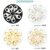 10/12/15/18/20/23mm laiton bijoux crochets porte-clés Bracelet collier homard broche fermoirs