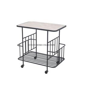 ชั้นวางกระเป๋าโลหะแบบพับได้พร้อมเคลือบป้องกันรอยขีดข่วนสำหรับการใช้งานประจำวันดีไซน์โบราณใช้งานได้และมีสไตล์ - Product Image 1