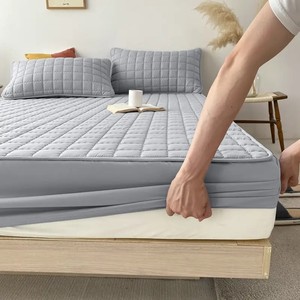 <span class=keywords><strong>Protège</strong></span>-<span class=keywords><strong>matelas</strong></span> <span class=keywords><strong>imperméable</strong></span> de luxe pour la maison, design matelassé tissé, doux, respirant, <span class=keywords><strong>en</strong></span> polyester, durable, facile d'entretien pour l'hôpital - Product Image 3