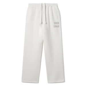 Pantalon de survêtement unisexe en toile super douce coupe décontractée confortable pour hommes et femmes - Product Image 1