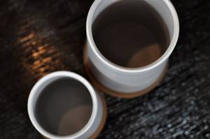 <b>Ceramic</b> Utensil Holder Crock | Stylish Kitchen <b>Spoon</b> Storage Jar | Durable Countertop Organizer Dishwasher Microwave Safe - Product Image 5