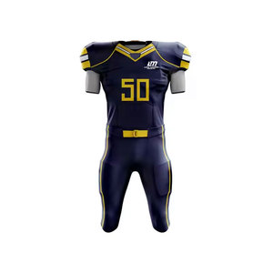 Uniforme de Fútbol Americano de Fabricación Propia, Uniforme de Fútbol Americano Personalizado, Último Diseño de Uniforme de Fútbol Americano - Product Image 3