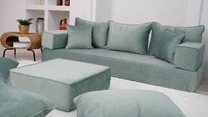 Siège de sol arabe Canapé de sol arabe Plancher de siège arabe | 12 pièces, 28 danses avec coussin éponge épaisseur 20cm - Product Image 4