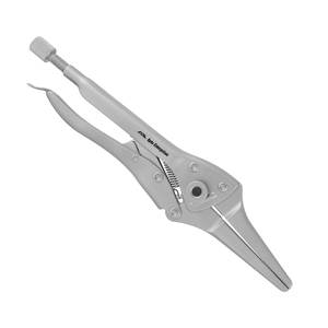 Alicates de Presión con Punta de Aguja de 10 Pulgadas, Conexión Lateral/Extrema, Acero Inoxidable de Alta Resistencia, Agarre de Precisión, Sujeción Segura para Animales - Product Image 6