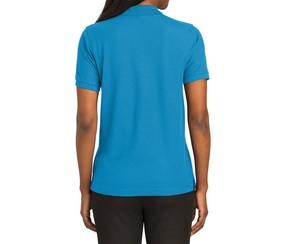 เสื้อโปโลแขนสามส่วนสีเบจสำหรับผู้หญิงรุ่นใหม่มาแรง สไตล์ลำลอง สีพื้น ผ้าถัก คอตตอน ความยาวปกติ - Product Image 5