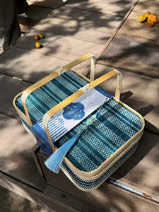<b>Bamboo</b> Gift Basket Sustainable <b>Bamboo</b> <b>Fiber</b> Material for Holiday Gift Packaging Retail Sales Made in Vietnam - Product Image 2