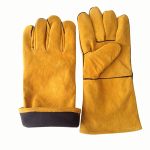 Guantes de Soldadura de Cuero de Primera Calidad Hechos a Medida, Resistentes al Calor, Guantes de Seguridad Personalizados No Rígidos, Impermeables, Antideslizantes y Duraderos - Product Image 5